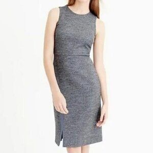 J. Crew Gray Sleeveless Dress